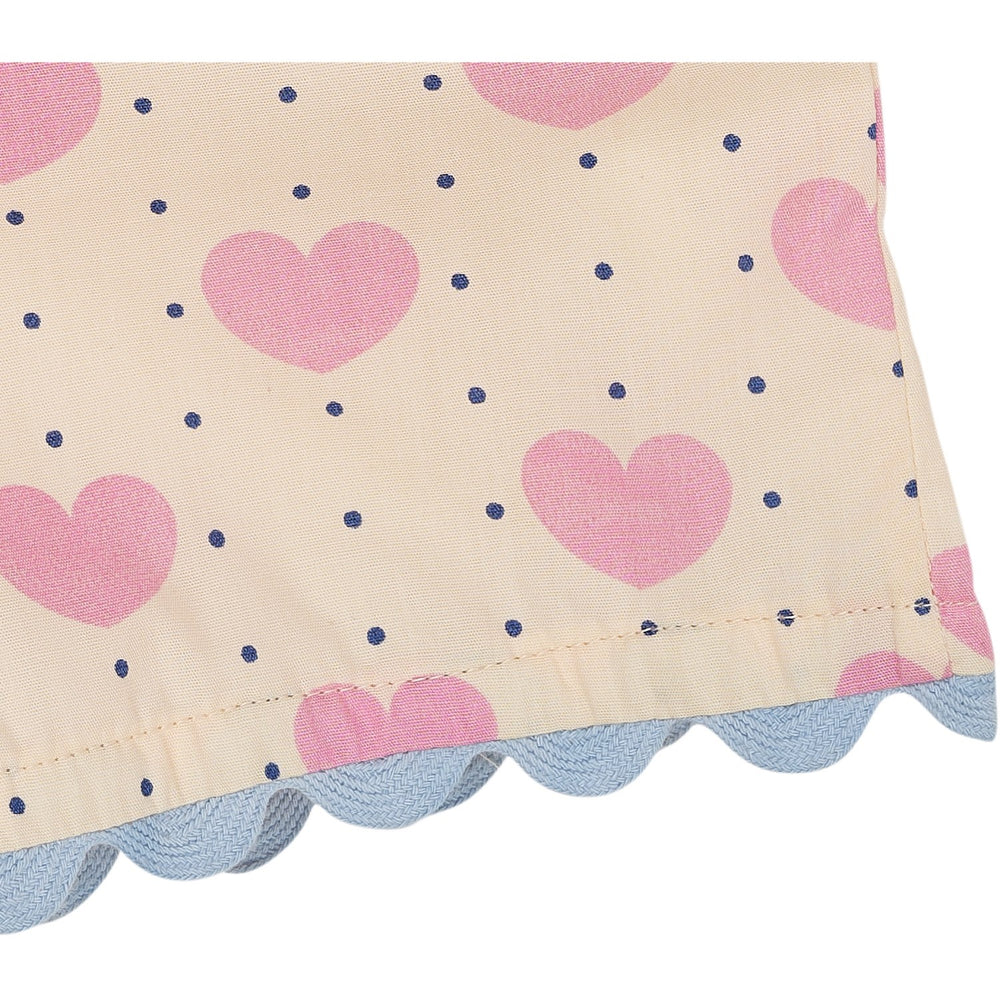Køb COPENHAGEN COLORS Heart Aop Heart & Dots Top