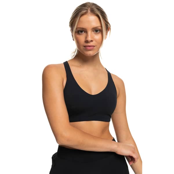 Brassière running ROXY HEART INTO IT BRA W ANTHRACITE