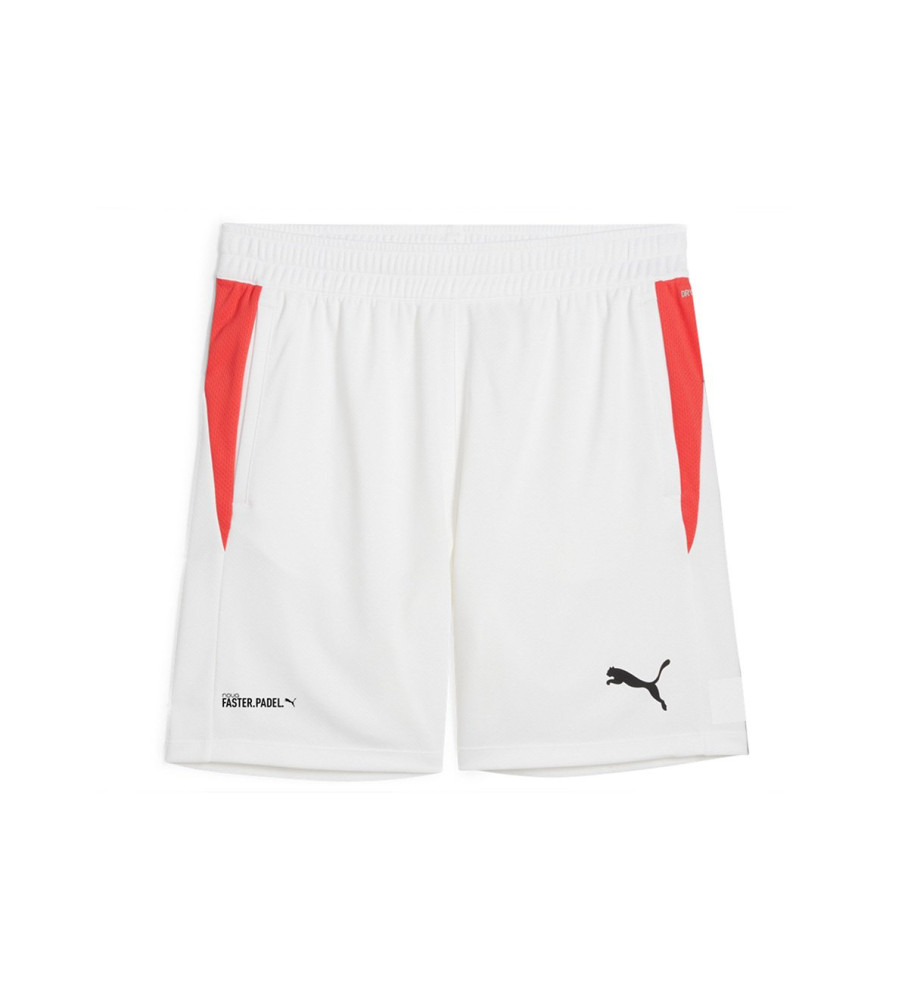 Calções de treino de padel Puma Individual brancos