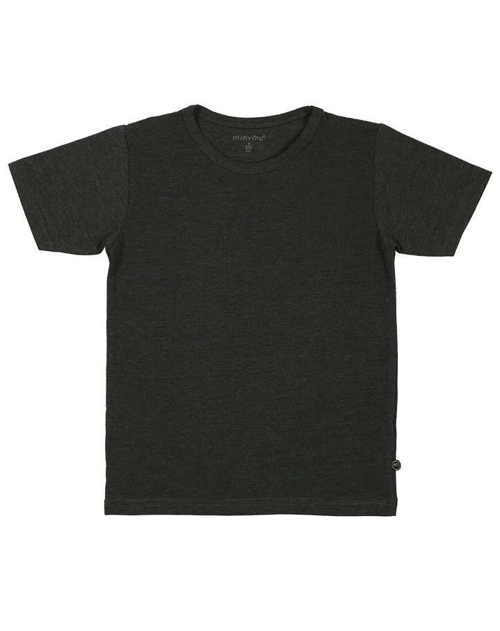 T-Shirt BASIC KNIT 2er-Pack in olive/anthrazit melange