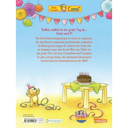 Carlsen Verlag Conni-Bilderbücher: Conni hat Geburtstag (Neuausgabe)