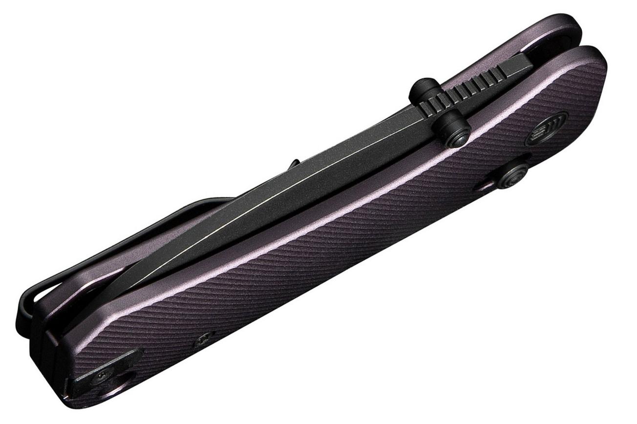 WE Knife Banter 2 WE23075-2 CPM-S35VN, Purple Aluminium, zakmes, Ben Petersen design