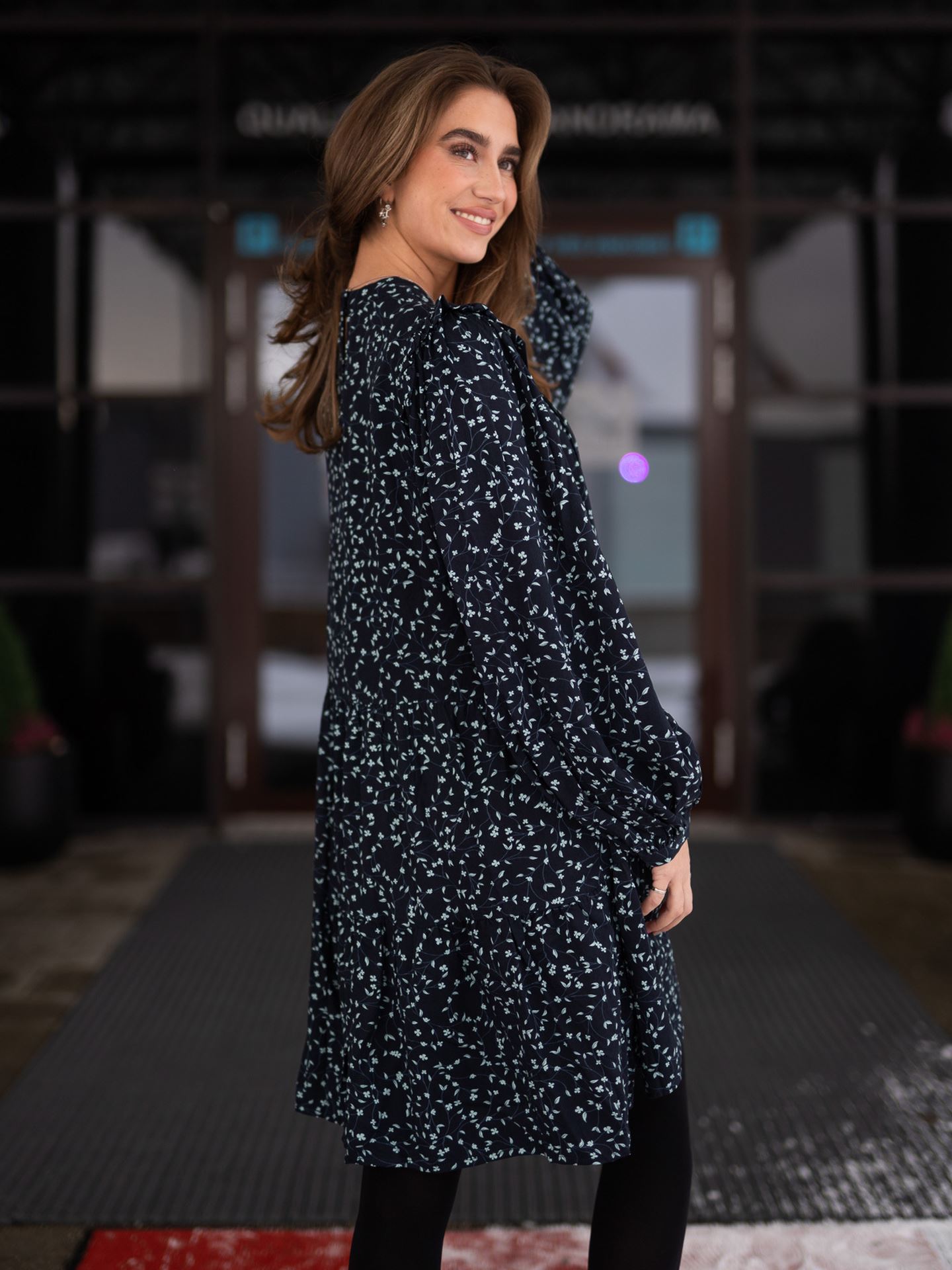 Etha Raye LS Short Dress