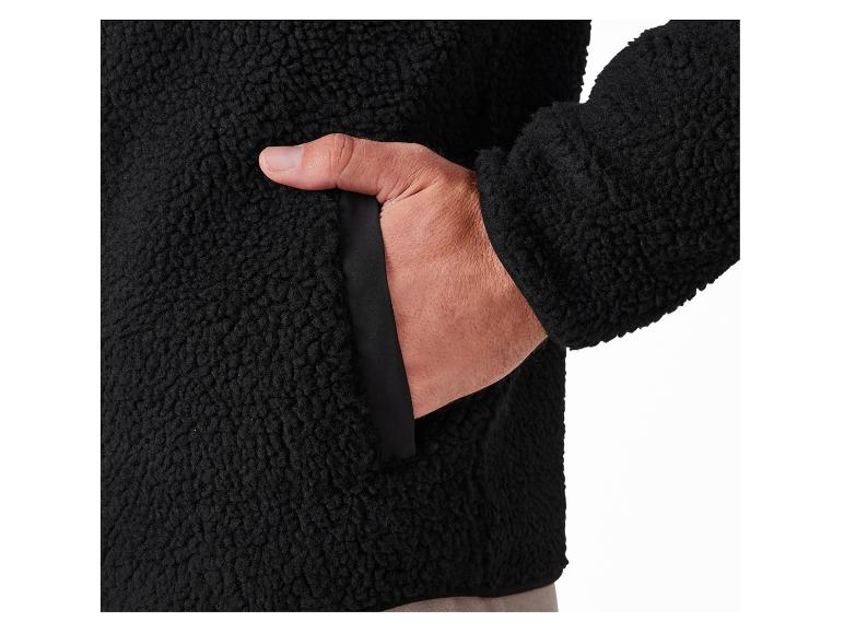 Heren teddy fleecevest