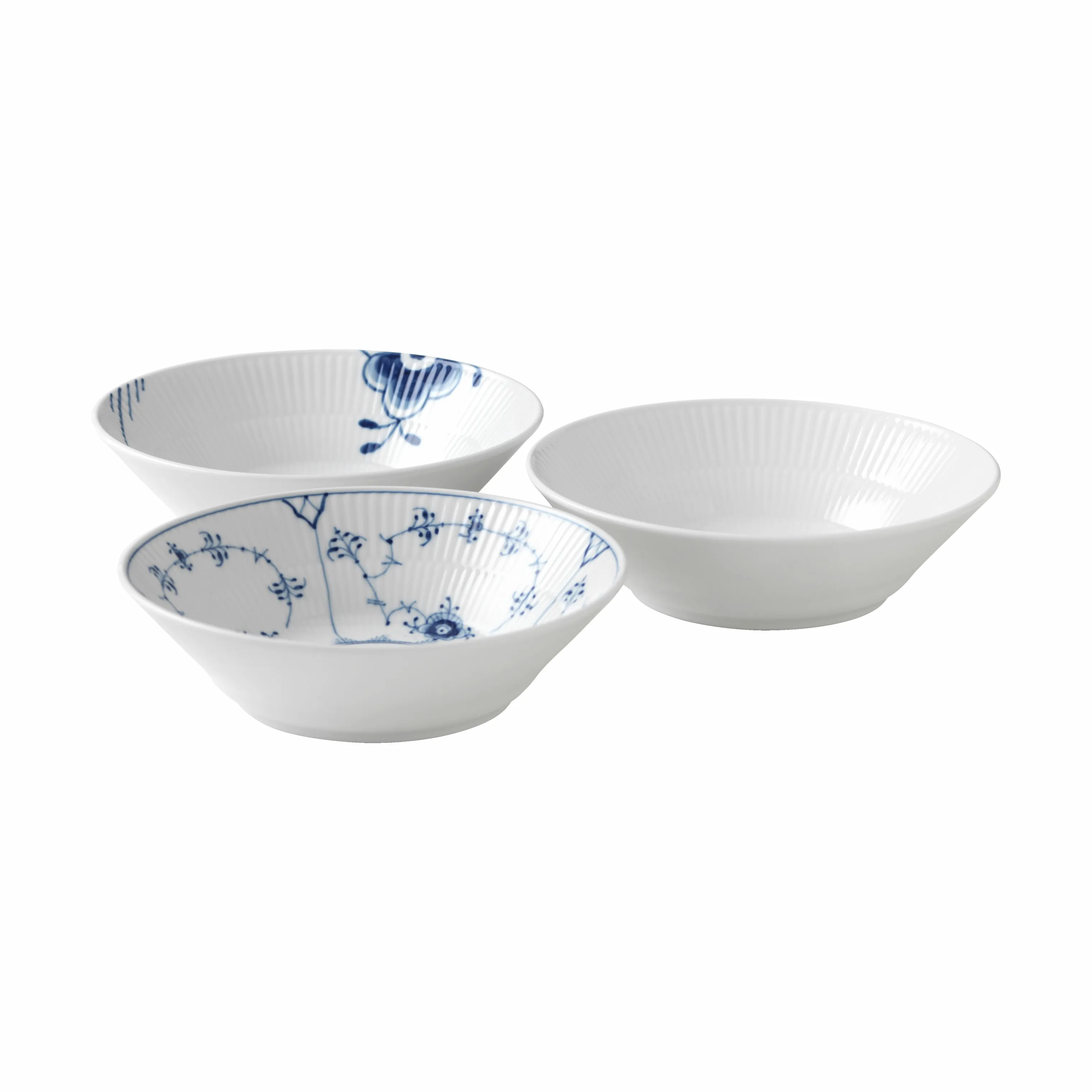 Royal Copenhagen History Mix Dybe tallerkener - 3 stk.