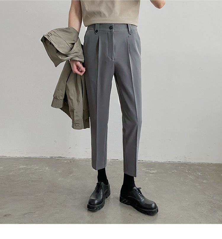 GRAYCIOUS - Cropped rechte broek
