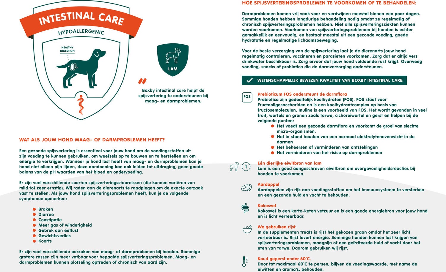 Proline Boxby hondensnoepjes intestinal care lam 100 g