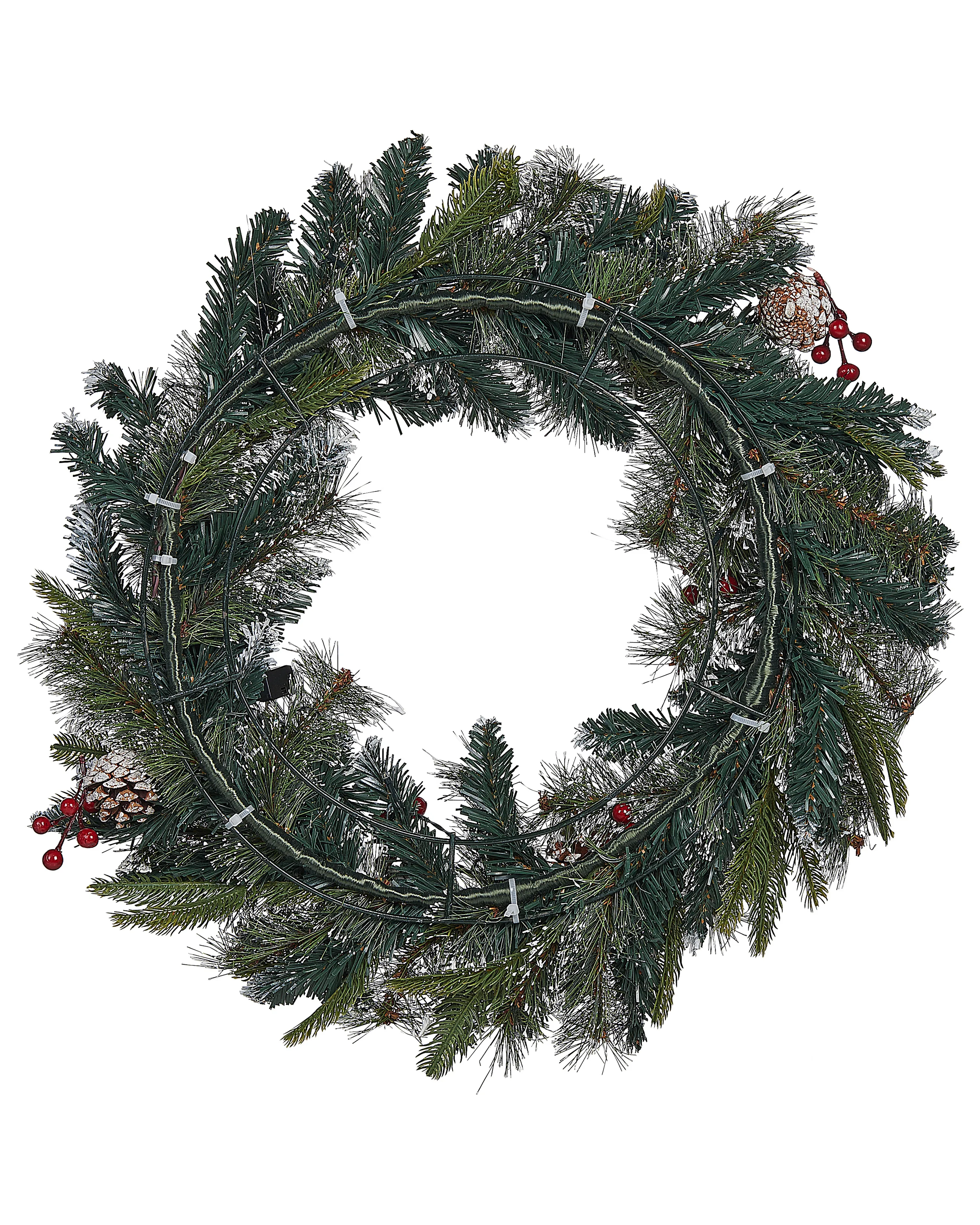 Kerstkrans LED PAIMIO Groen 60 cm