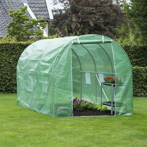 Nature Drivhus 3,5x2x2 m grønn