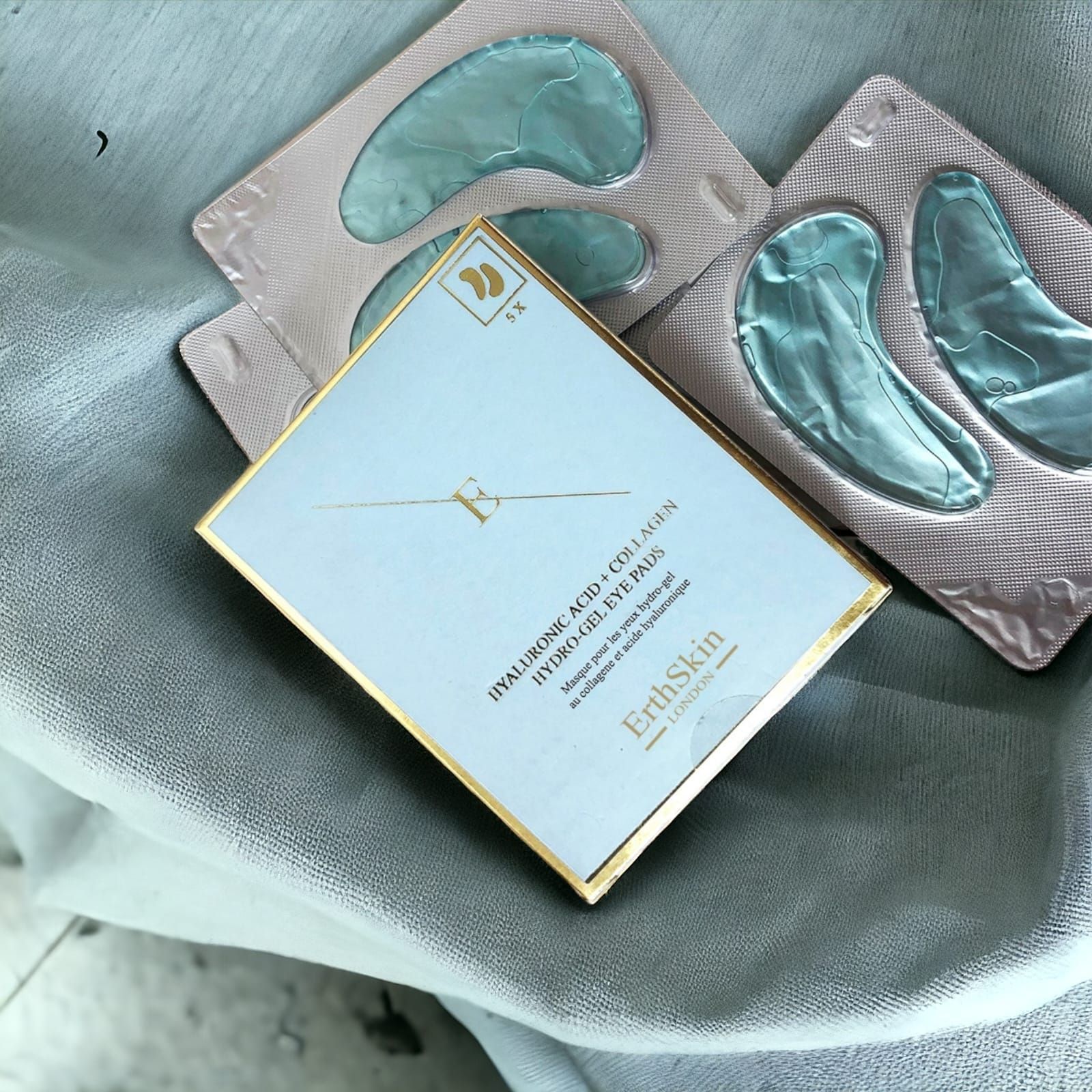 Erth skin london Hyaluronsäure + Kollagen Hydrogel-Augenpads