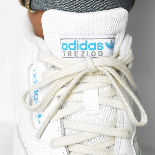 Baskets Treziod 2 ID4613 Cloud White Dash Grey Grey Three