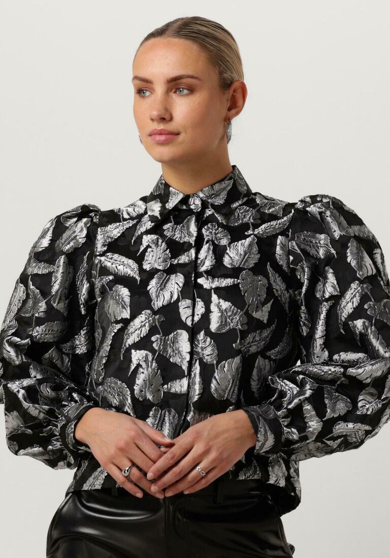 SELECTED FEMME zilveren selected femme blouse slfpaula-elani silver leaf jacket b