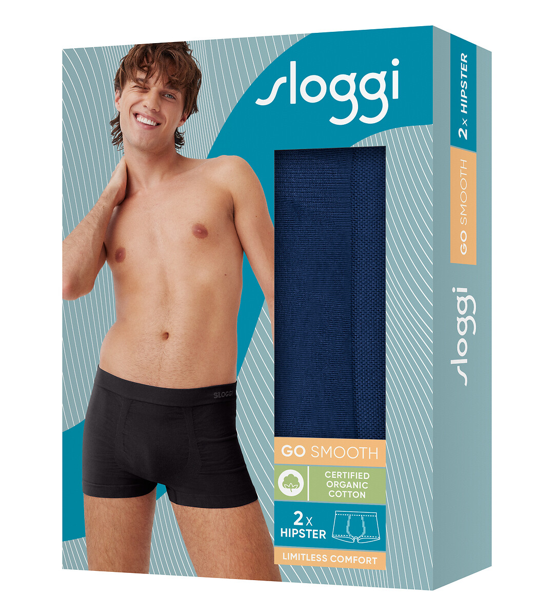 SLOGGI<br>Conjunto de 2 boxers Go Smooth