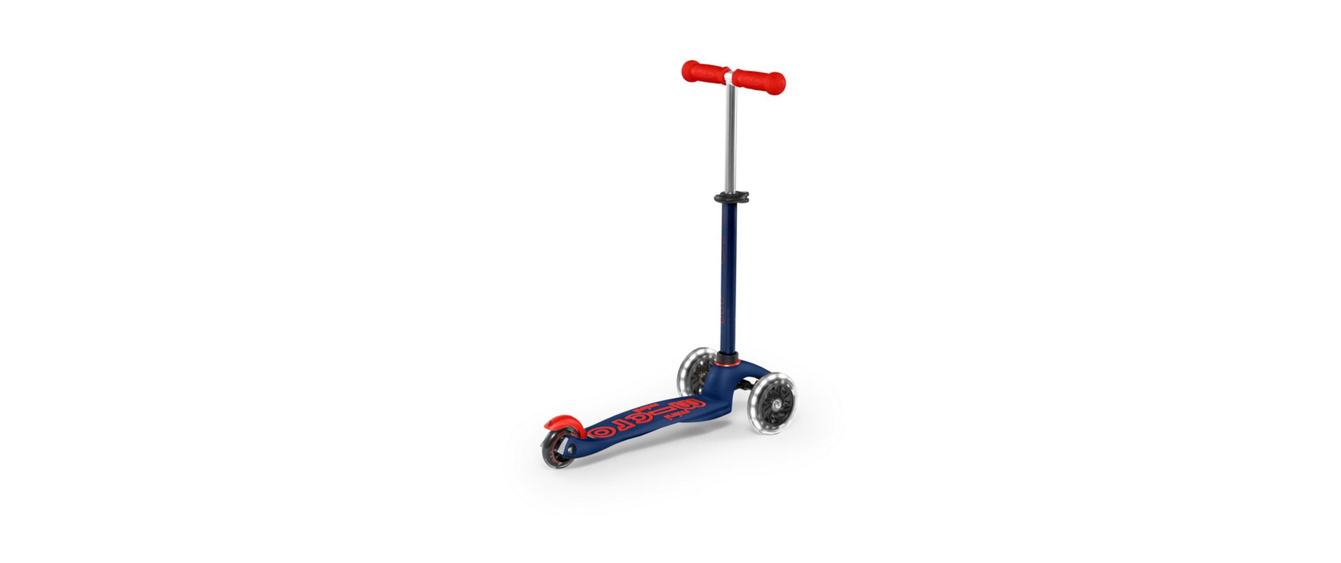 Kickboard Mini Micro Deluxe Navy Blue (LED)Kickboard