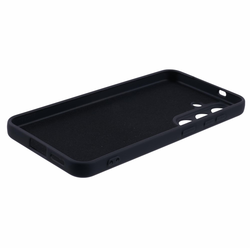 Samsung Galaxy S25  Plus Gummi Case Hülle mit Kameraschutz - Schwarz (Matt)