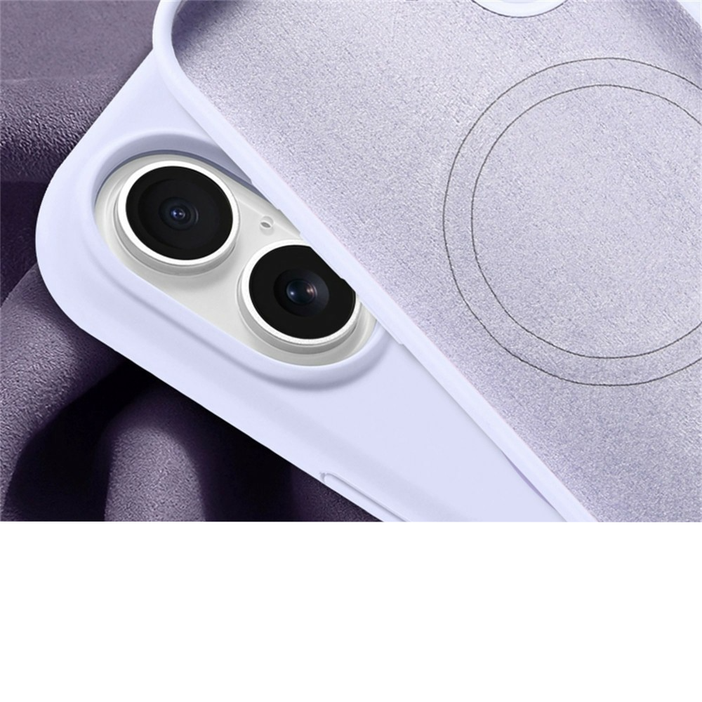 iPhone 17 MagSafe Silikon Case Hülle - Braun