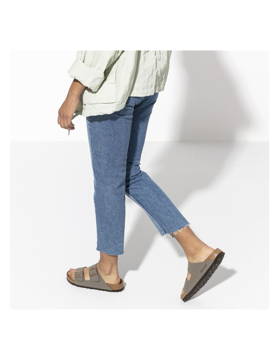 birkenstock mules homme arizona cuir taupe