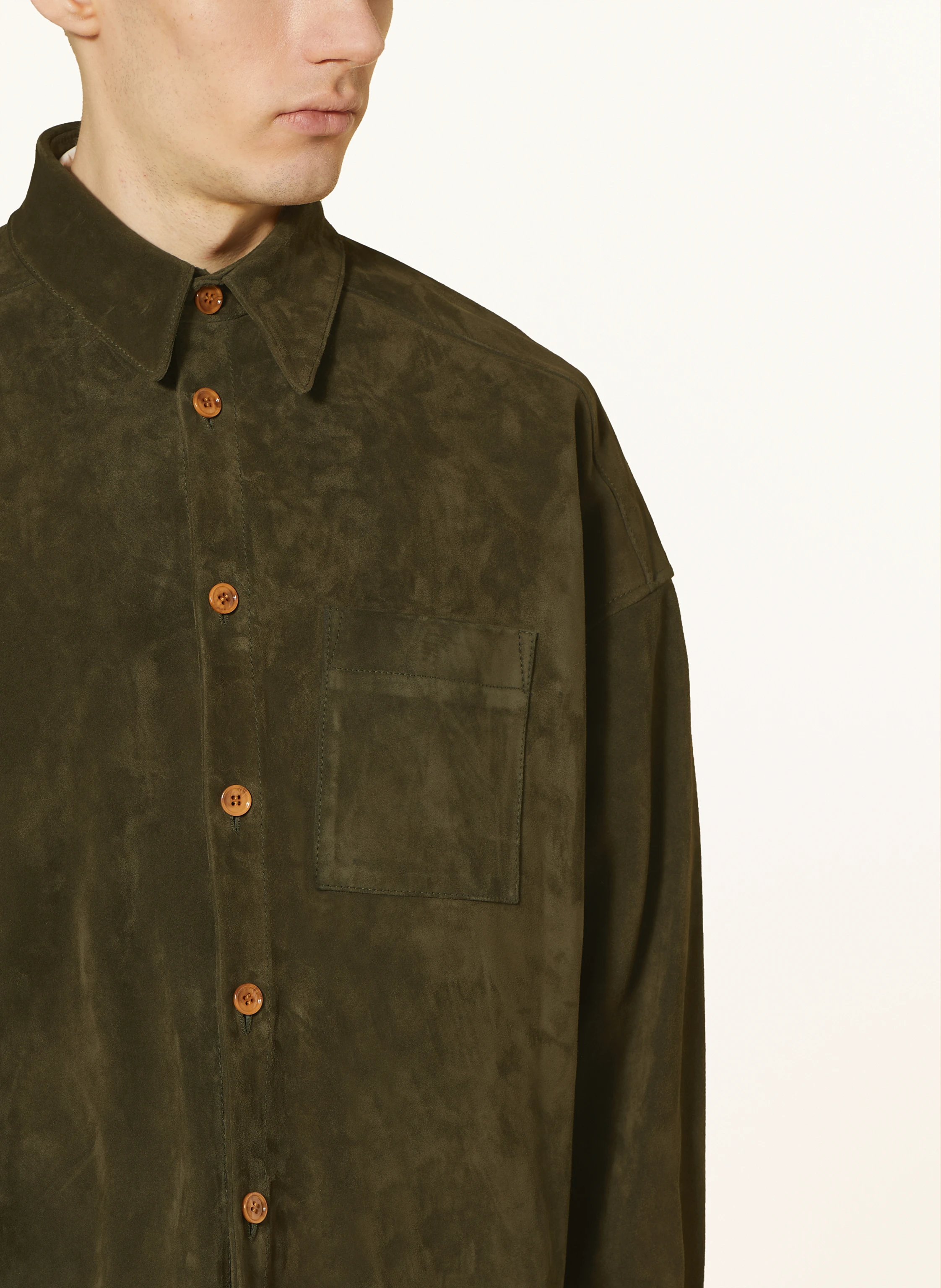 MARNI Leder-Overshirt