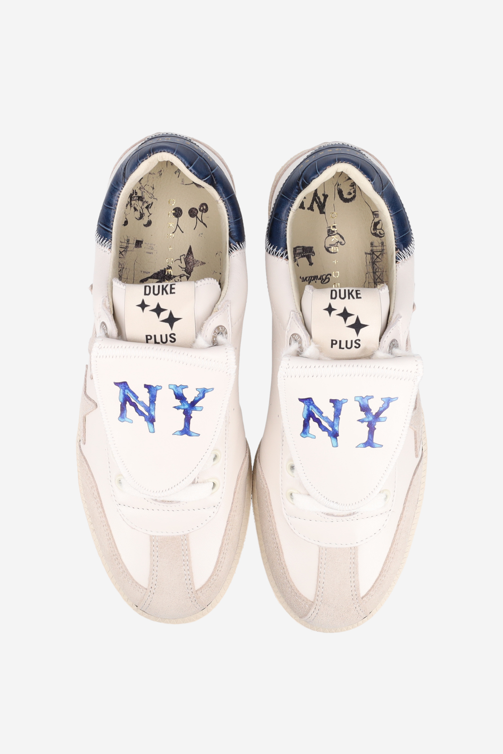Plus Duke NY leather/suede sneakers