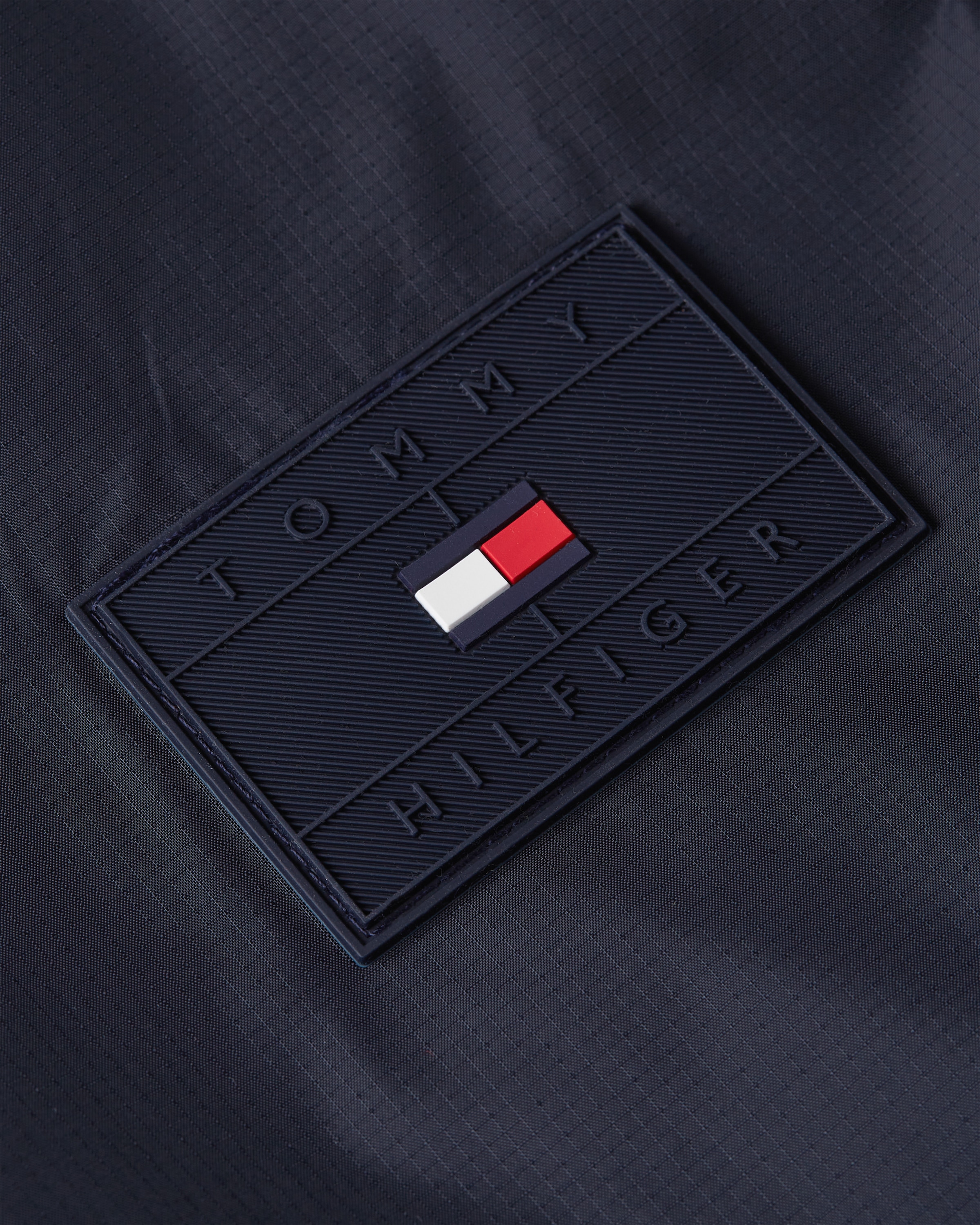 Tommy Hilfiger Blouson »RWB HOODED JACKET« mit Kapuze Freizeitjacke, Übergangsjacke elastische Bündchen, wasserabweisend