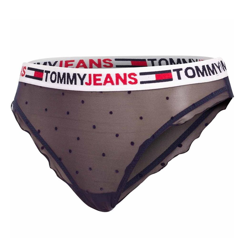 Tommy Hilfiger Culotte Noir Femme Tommy Jeans Thong Bottoms