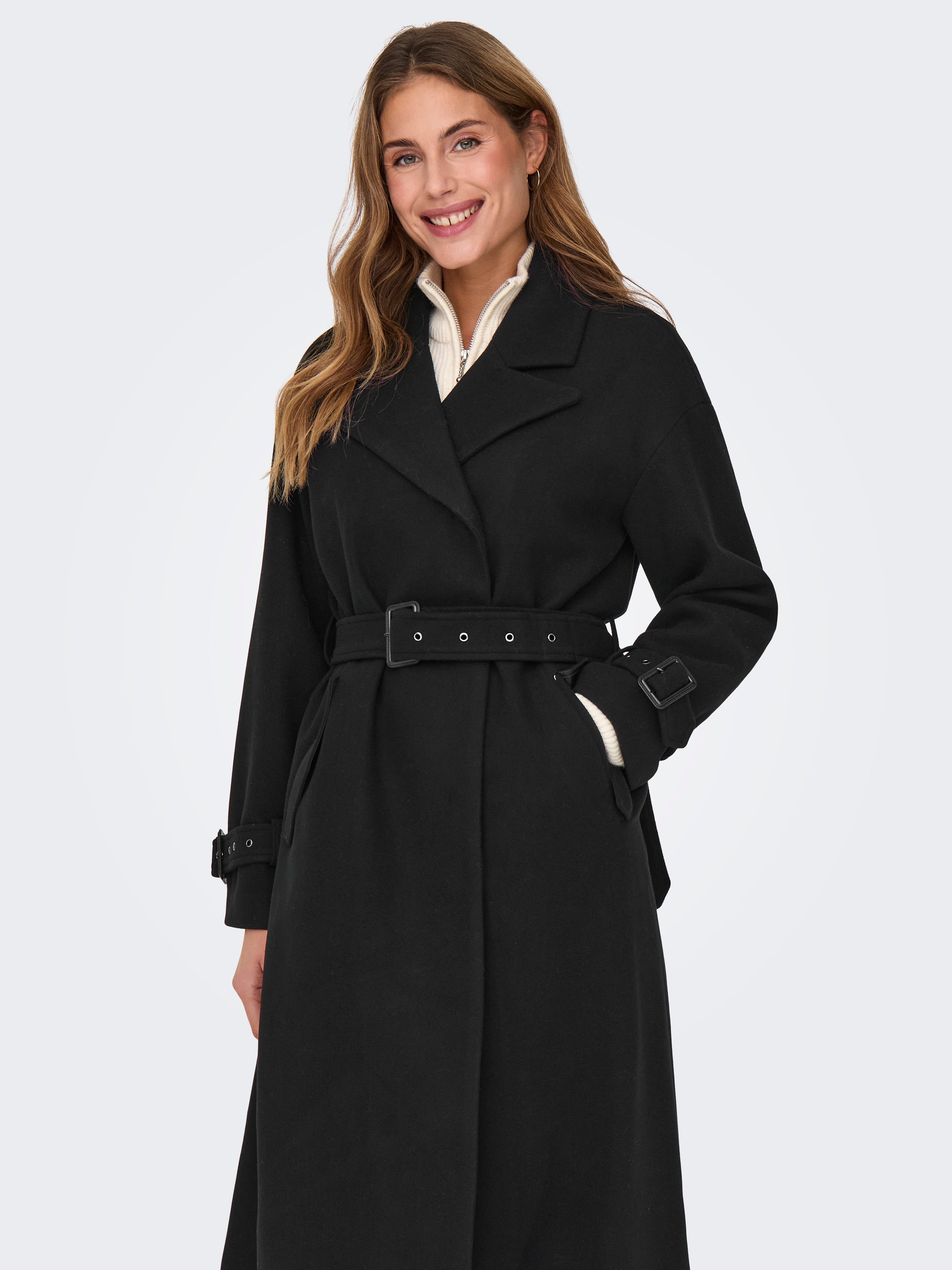 ONLNANCY Trenchcoat Black