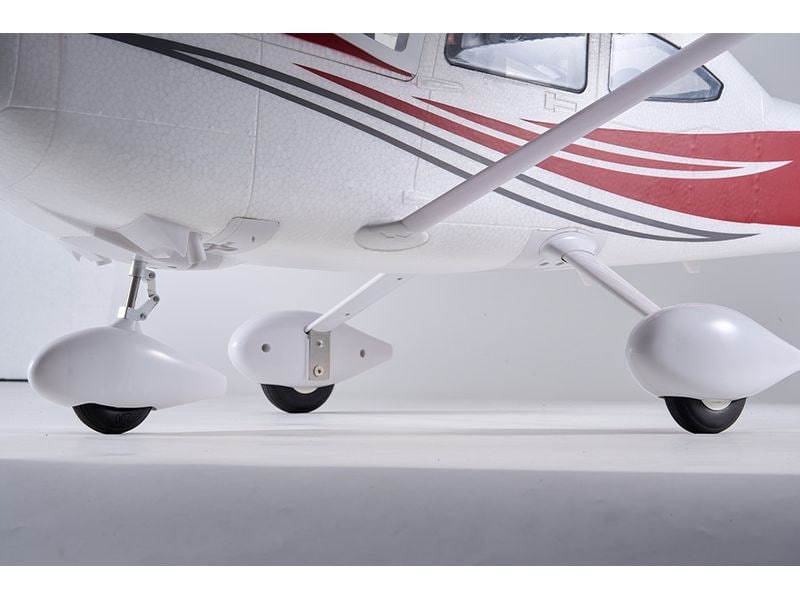 FMS Motorflugzeug Cessna 182 1500 mm Rot, PNP Wendiges Scale STOL Flugmodell