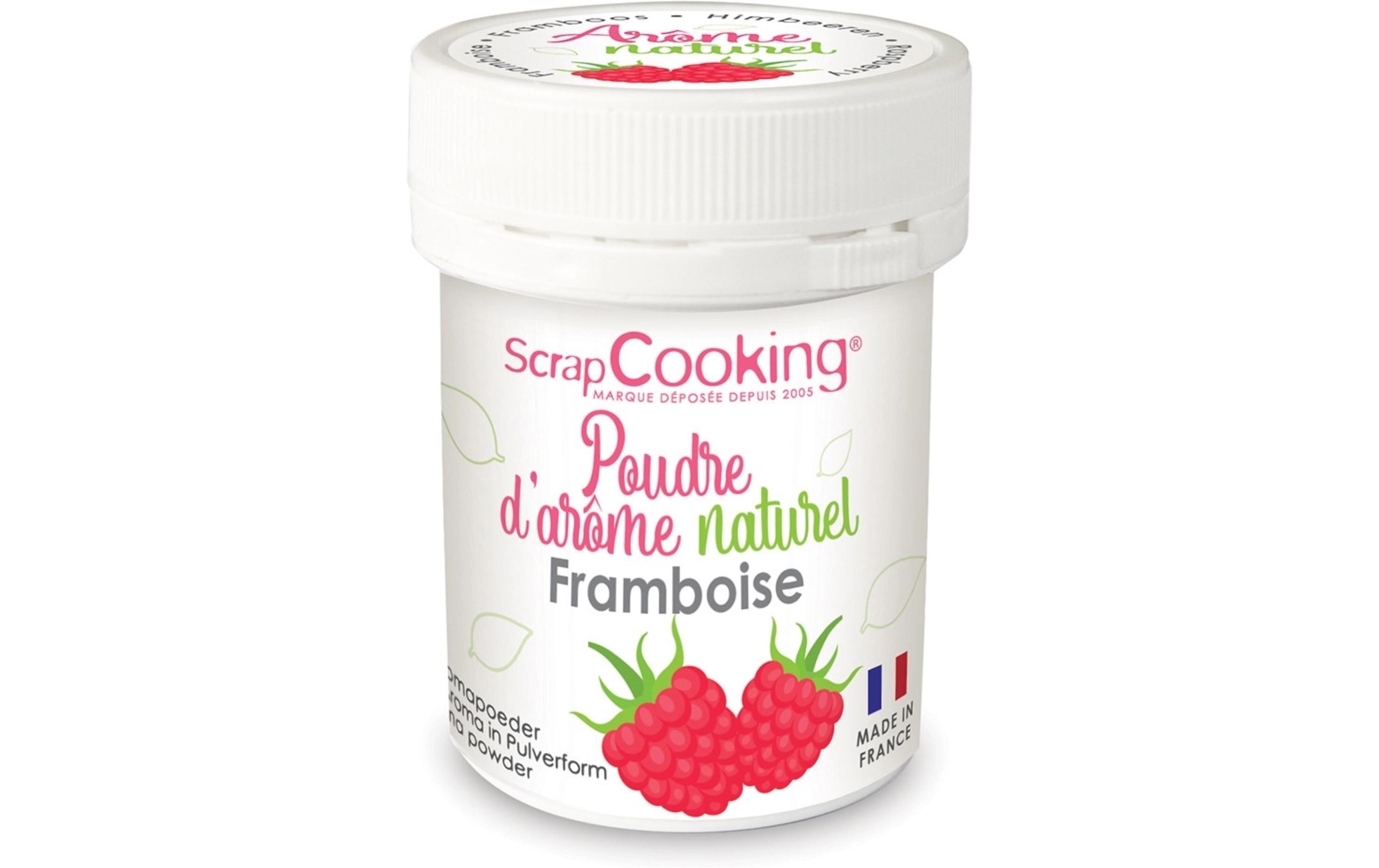 Natur Aroma Pulver Himbeere 15 gDose mit natürlichem Himbeeraroma in Pulverform