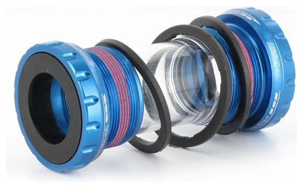 FIRST Boitier pour SHIMANO FSA RACE FACE roulements externes Bleu 68mm/73mm