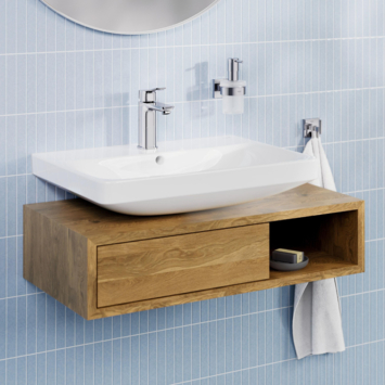 Grohe Dice wastafelmengkraan M-Size Push open Chroom