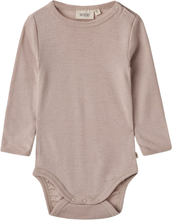 Wheat Langærmet Uld Body Dry rose
