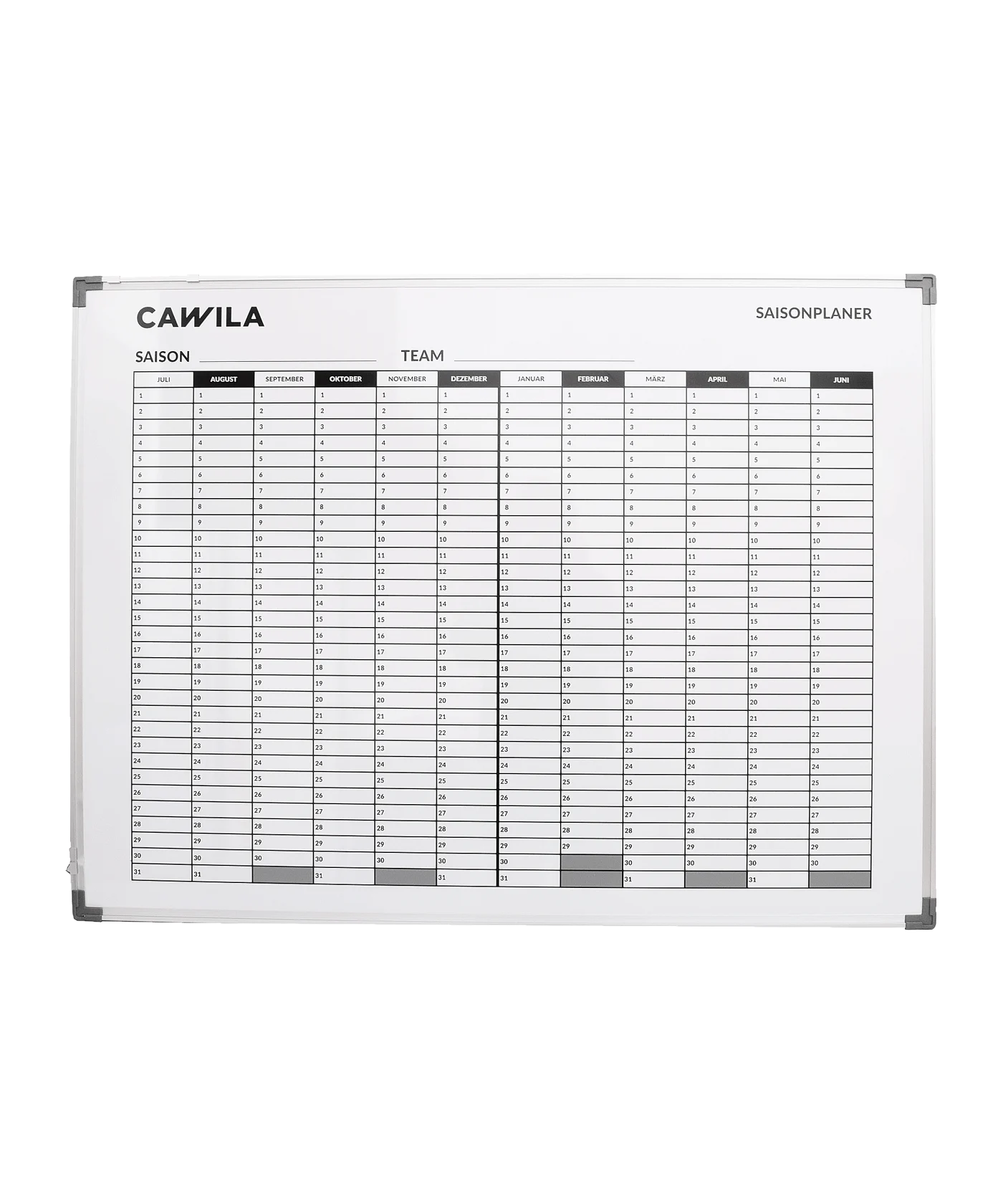 Cawila ACADEMY Saison-Terminplaner | 90x120mm