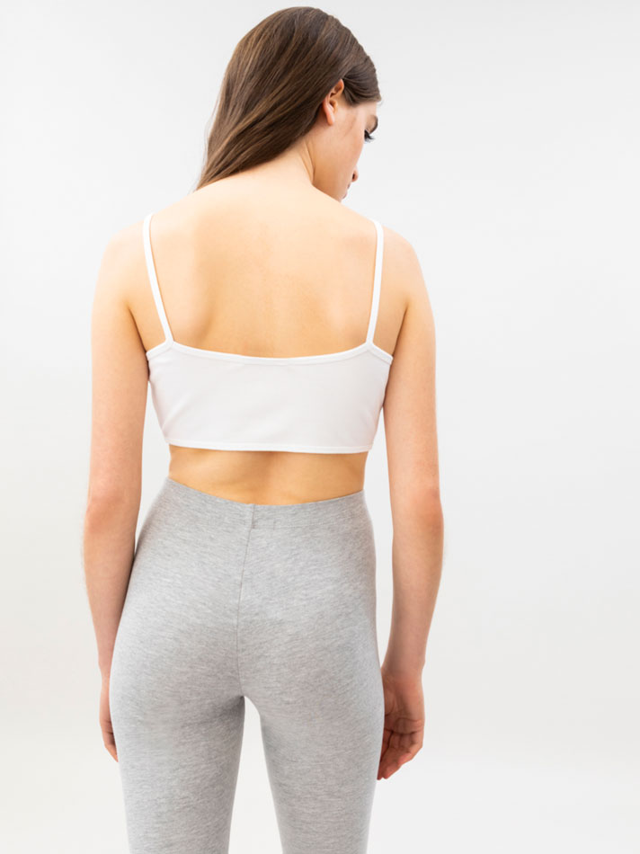 Conjunto de 4 leggings curtas - Cinza Mesclado