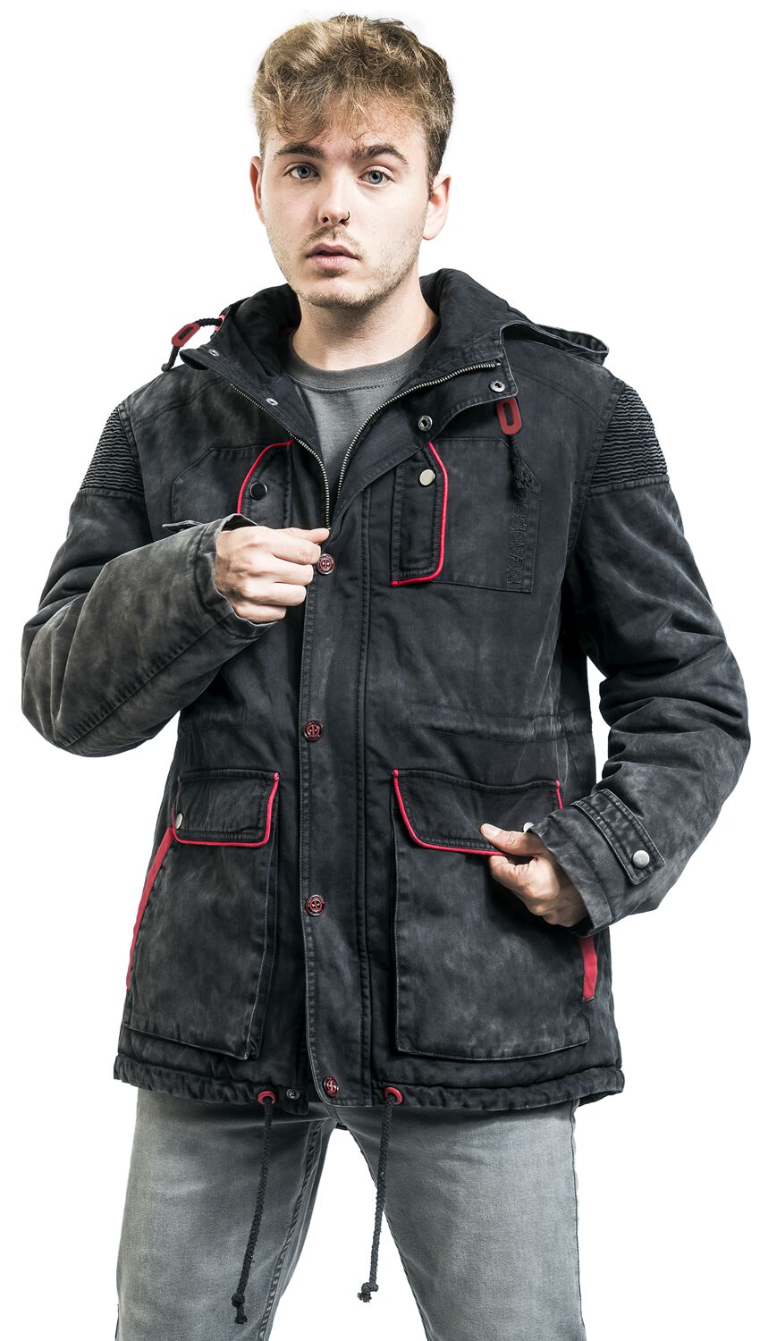 Logo Deadpool | Deadpool Veste d'hiver