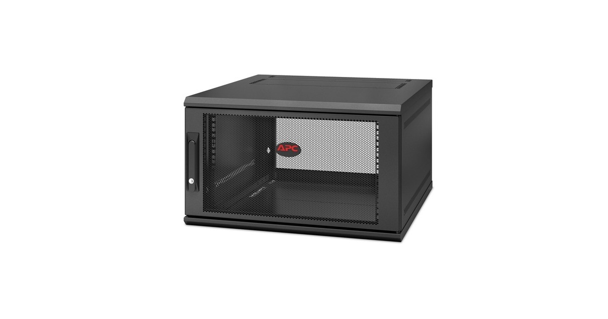 APCNetShelter WX 6U, diep server rack  (Zwart, 600 x 600 x 355mm)