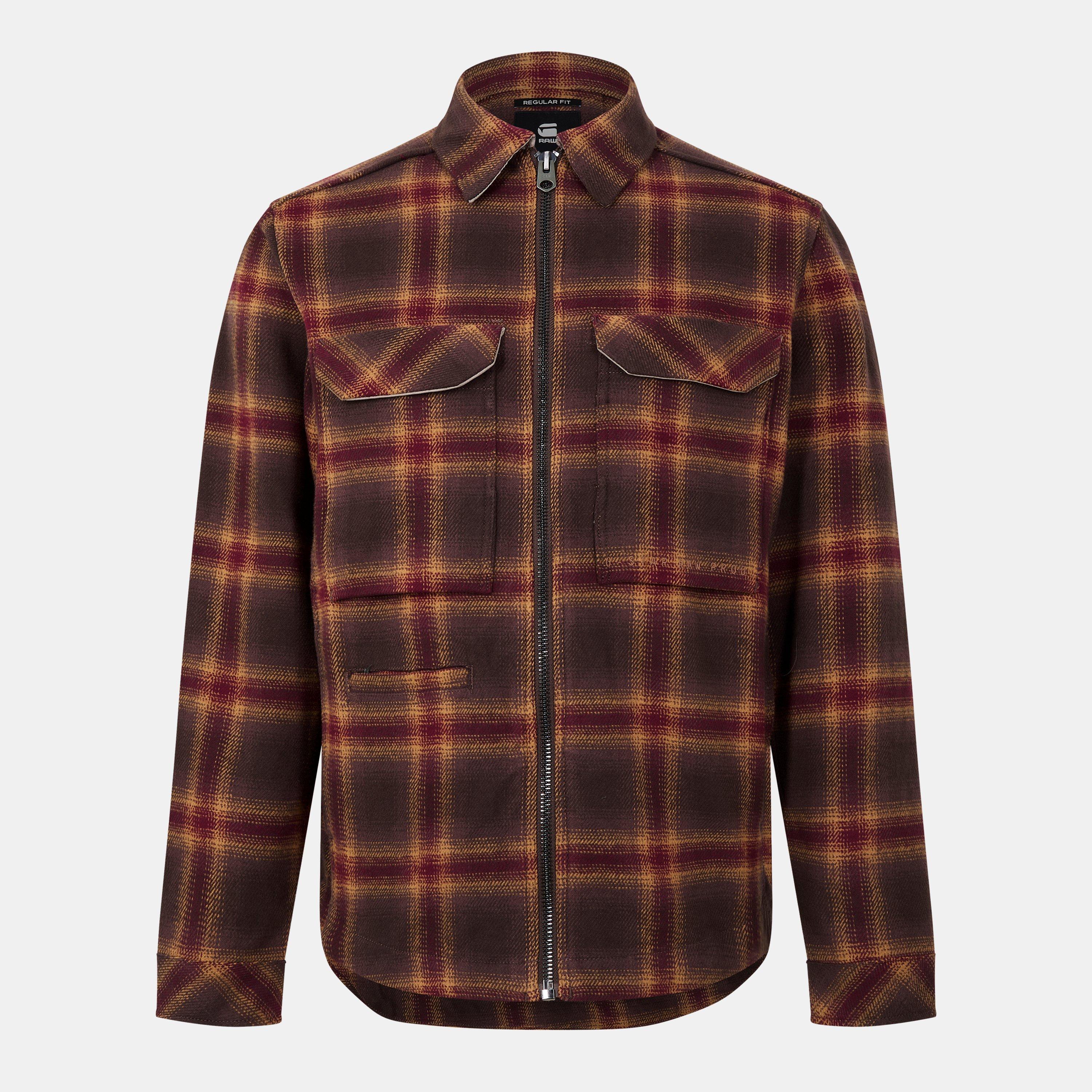 G Star Check Zip Regular Overshirt