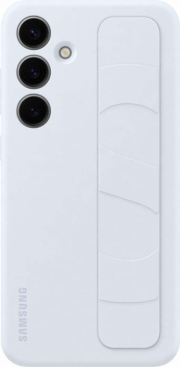 Samsung Galaxy S24+ Stående grep-deksel, hvit