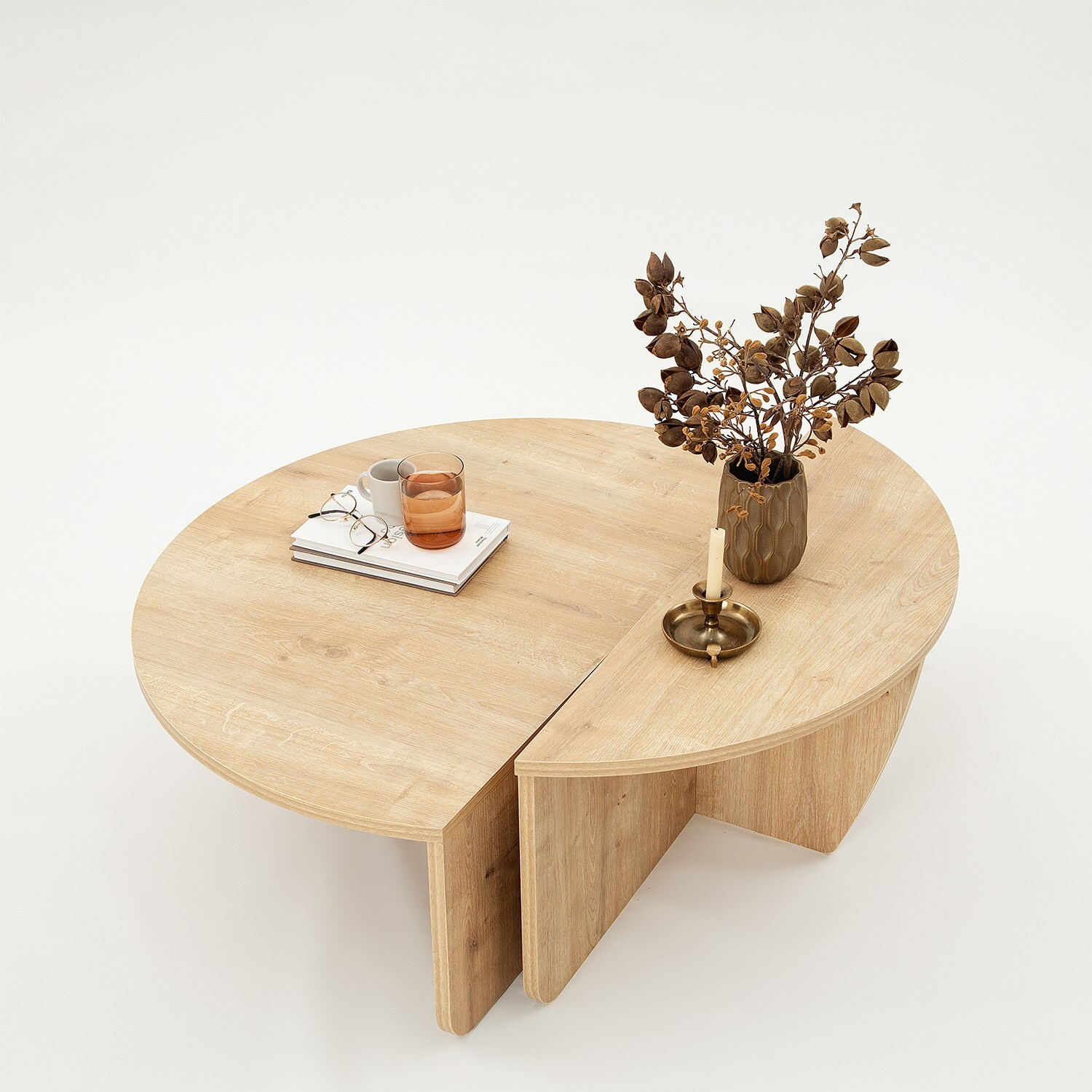 Homtex Exquisiter Sapphire Oak Couchtisch – Stilvoll, langlebig und vielseitig