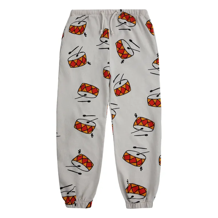 Bobo Choses Jogger Coton Bio Tambours | Gris galet
