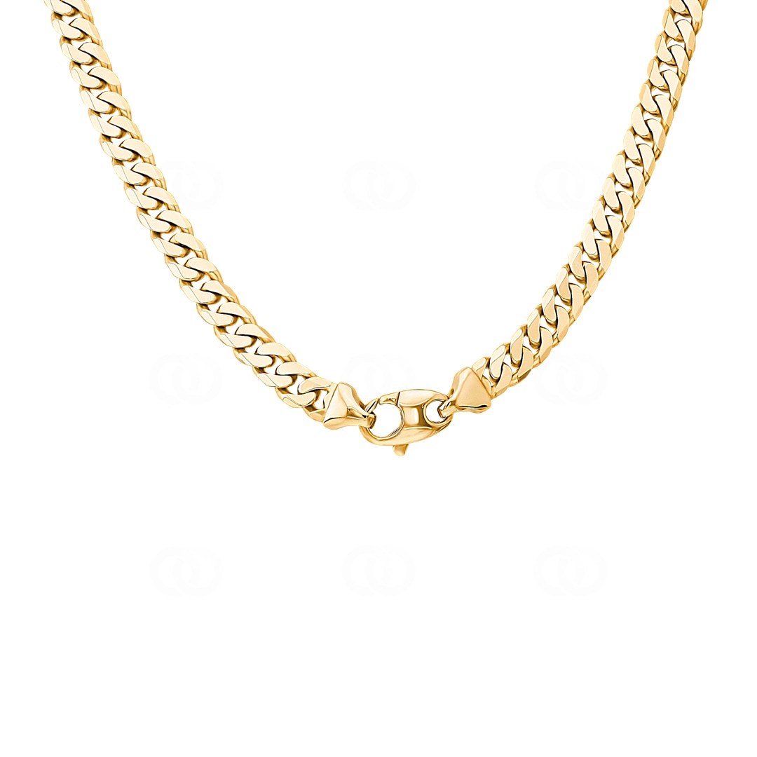Panzerkette massiv 750/18 K Gelbgold 6.0mm