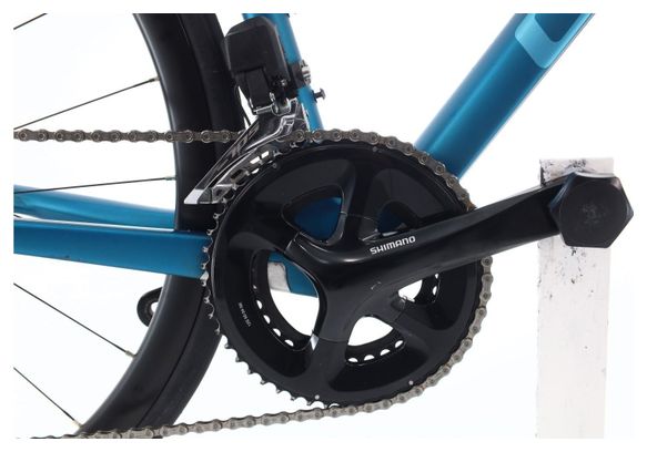Produit reconditionné · Cube Attain SLX Carbone Di2 12V · Bleu / Vélo de route / Cube | Très bon état