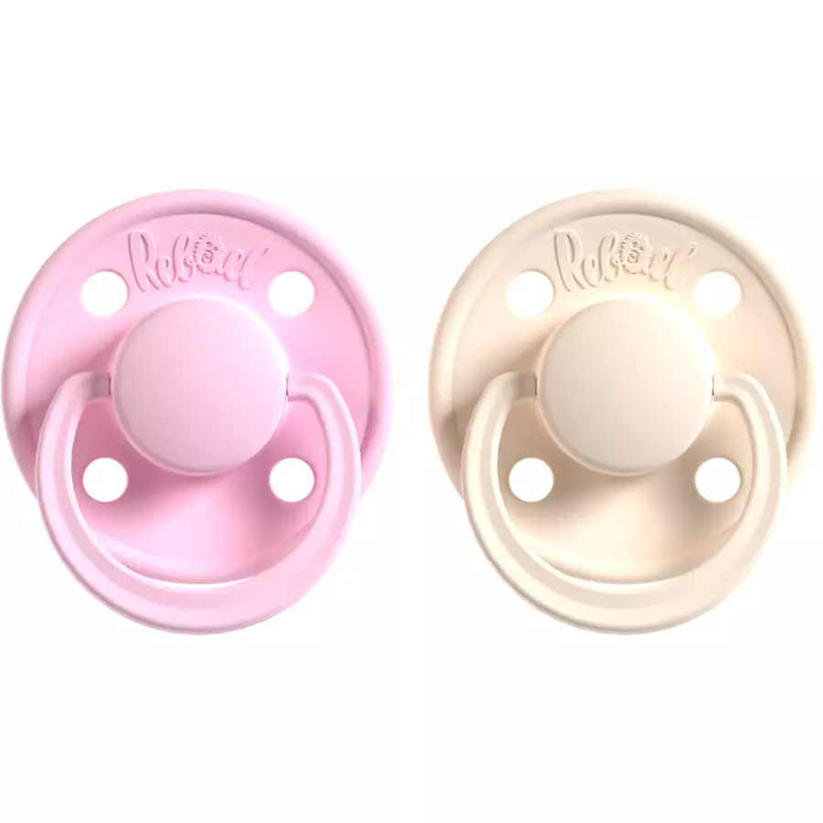 Rebael Schnuller 2er-Pack 0-6 M  Mono Sweet PinkChampagne