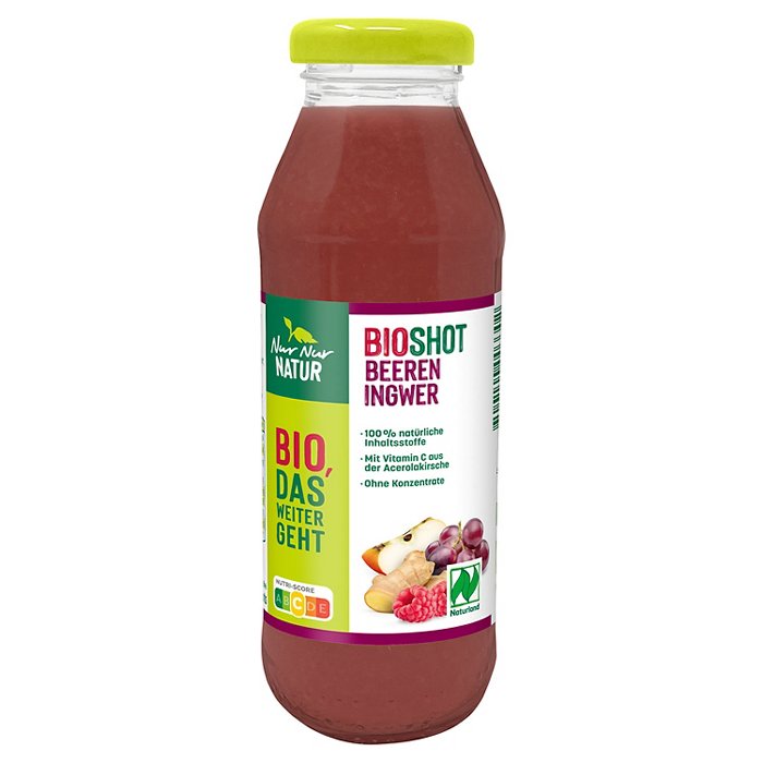 NUR NUR NATUR Bio-Ingwershot 280 ml, Beere