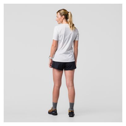 T-Shirt Femme Salewa Pedroc Dry Hybrid Blanc
