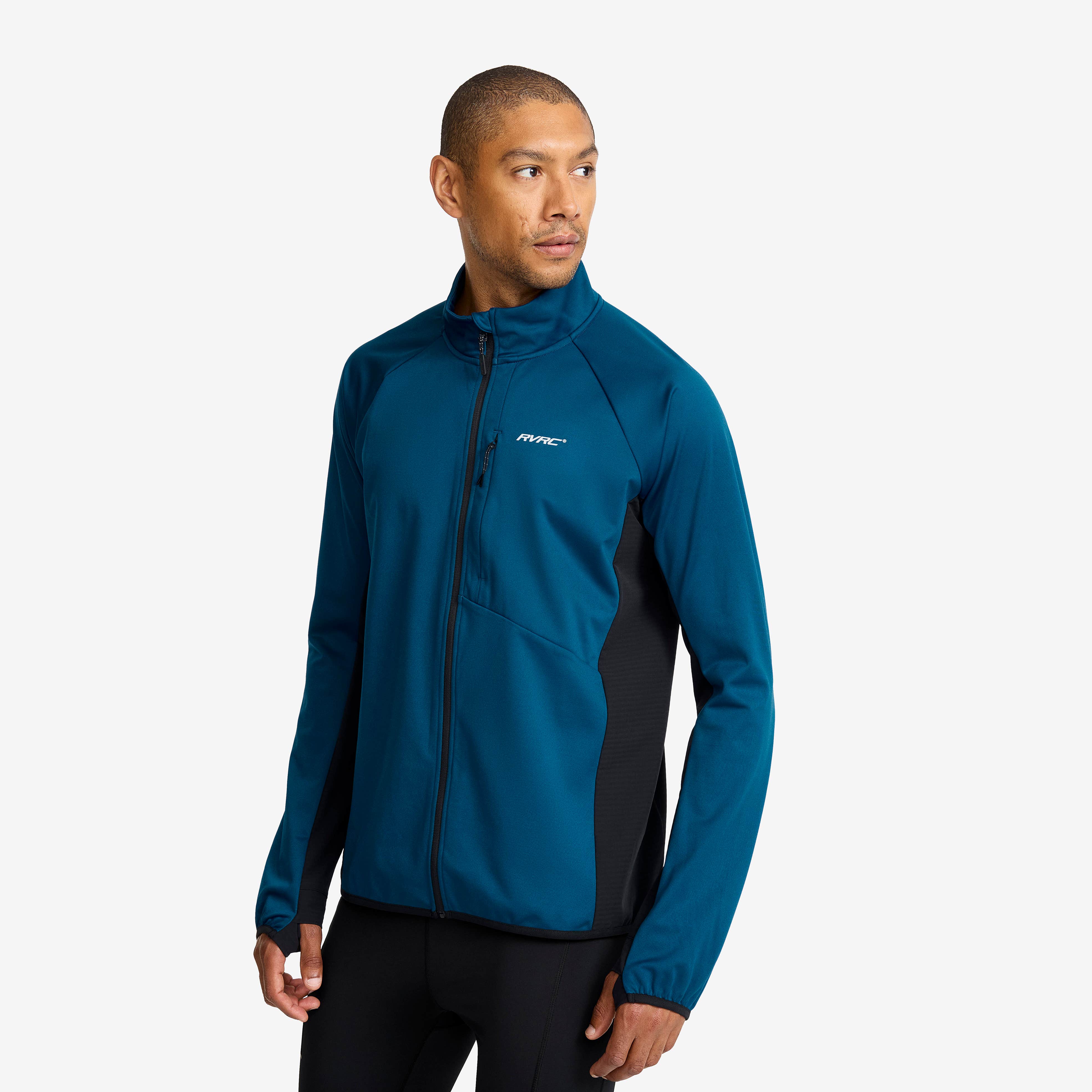 Pace Wind Jacket Herre Blue Opal