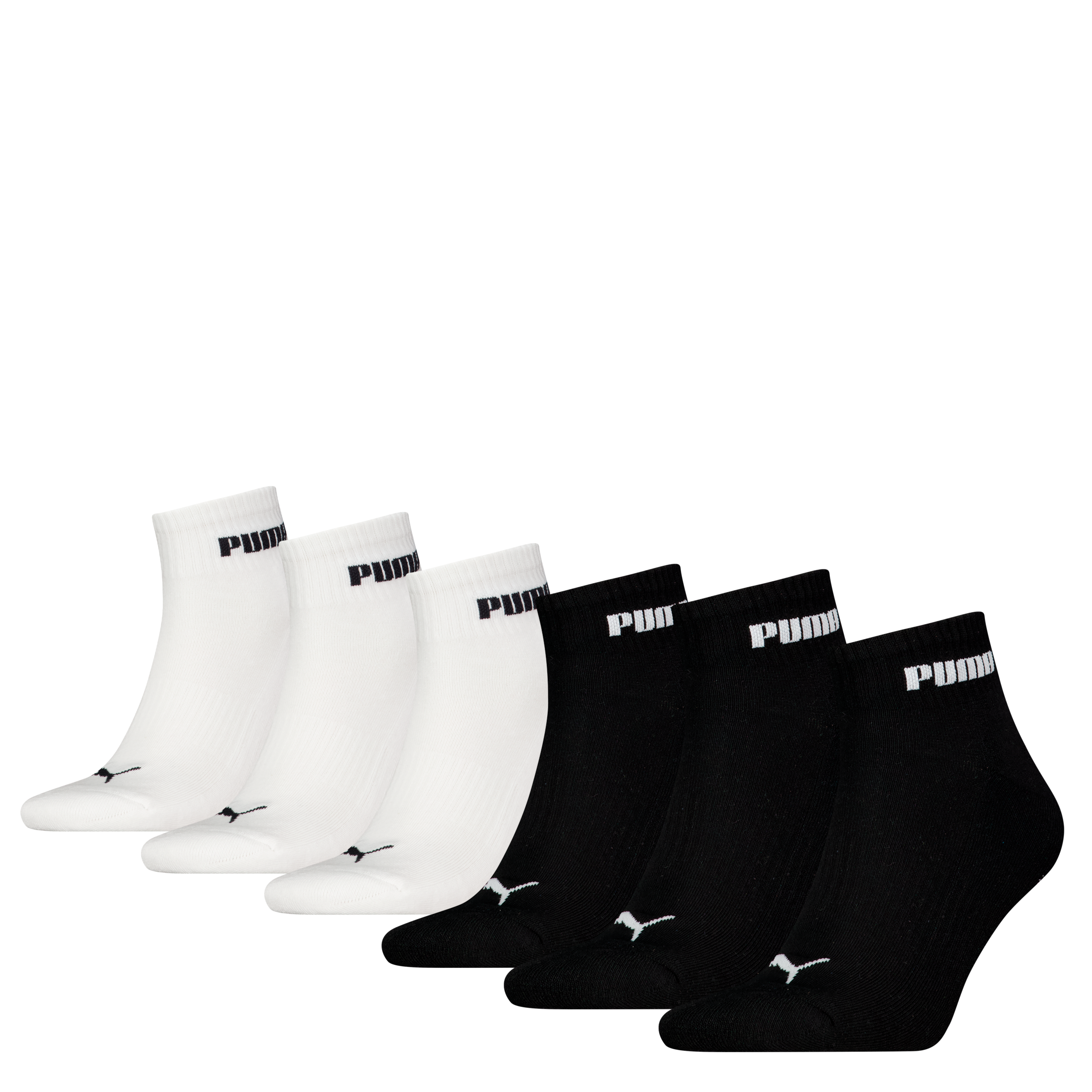 PUMA Kurzsocken »PUMA UNISEX CUSH NEXT QUARTER 6P ECOM« 6er-Pack,  mit feuchtigkeitstransportierender Technologie