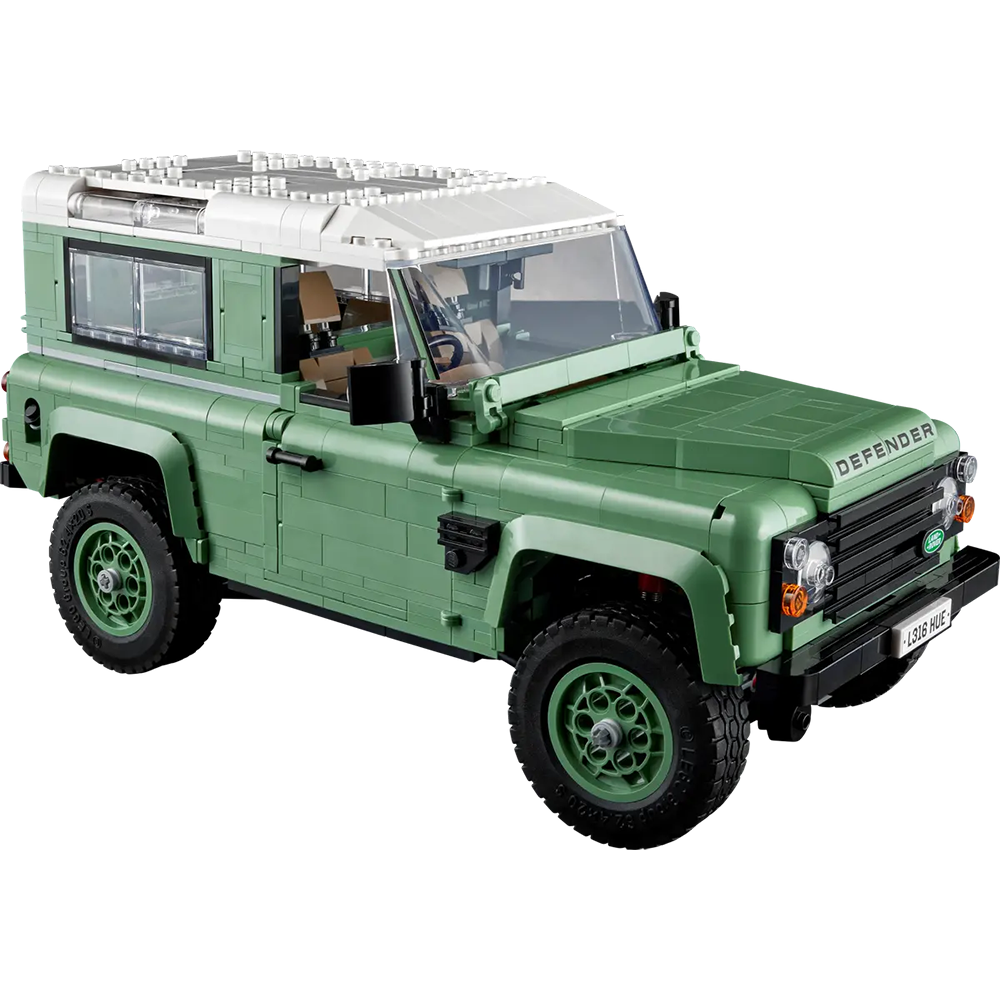 (2336-tlg. Set) Icons Klemmbausteine Offroad Car Auto Spielzeug Fahrzeug Modell Bausatz (10317) Lizenziert - Klassischer Land Rover Defender 90