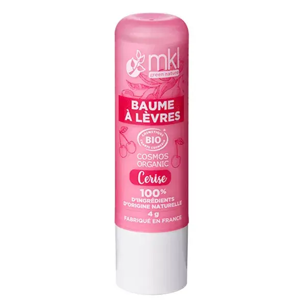 Bálsamo labial orgânico de cereja MKL Green Nature 4g