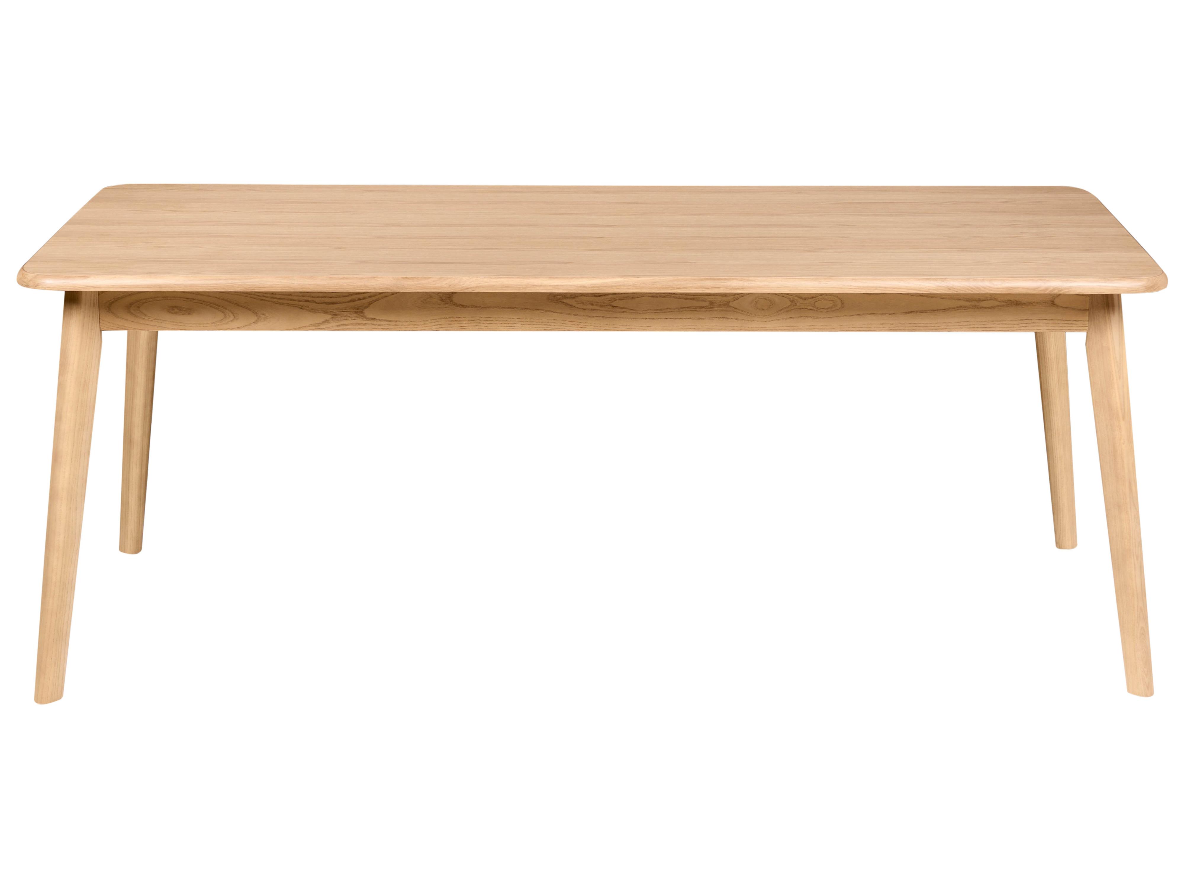 Eettafel KEHO Licht eikenhout 90 cm 200 cm