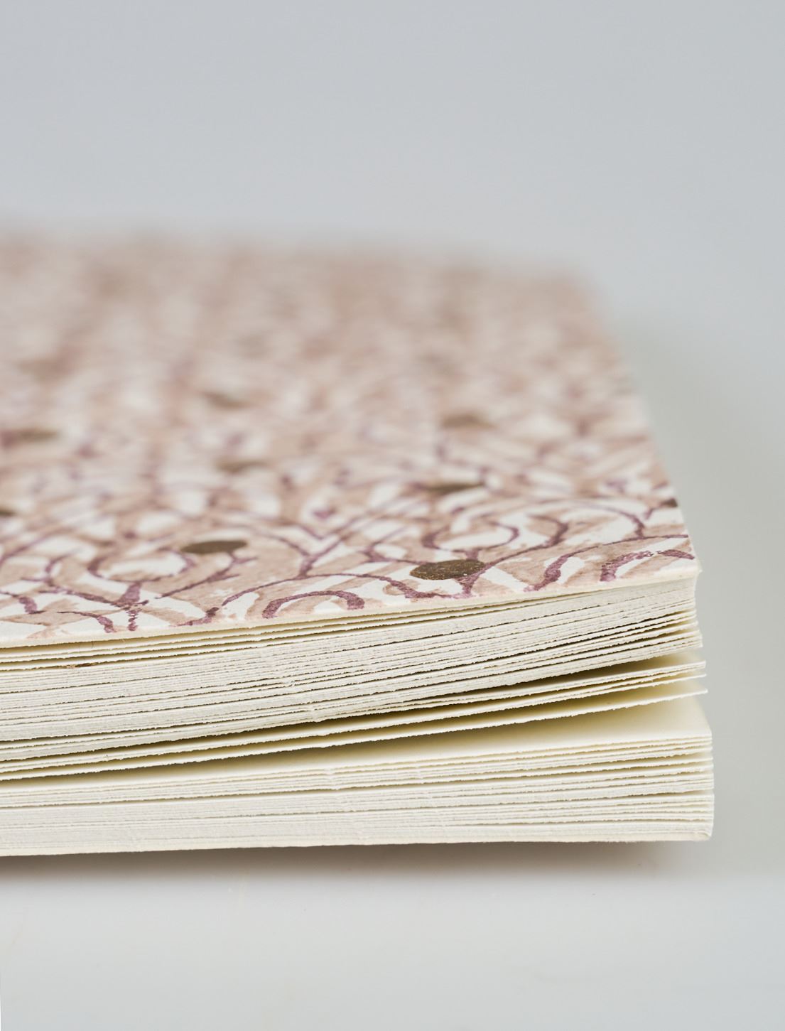 Notatbok lys brun - 15,25x20,3 cm
